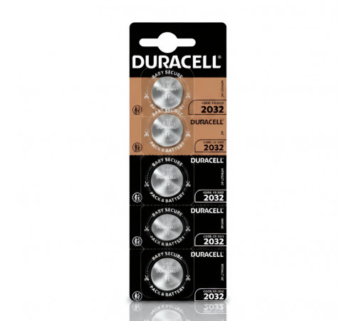 Батарейка CR2032 | Duracell | 3V Lithium | 5 шт.